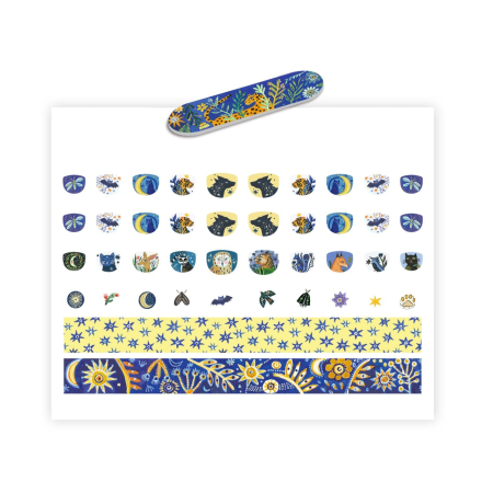 Stickere pentru unghii model Reflectia lunii, Djeco [1]