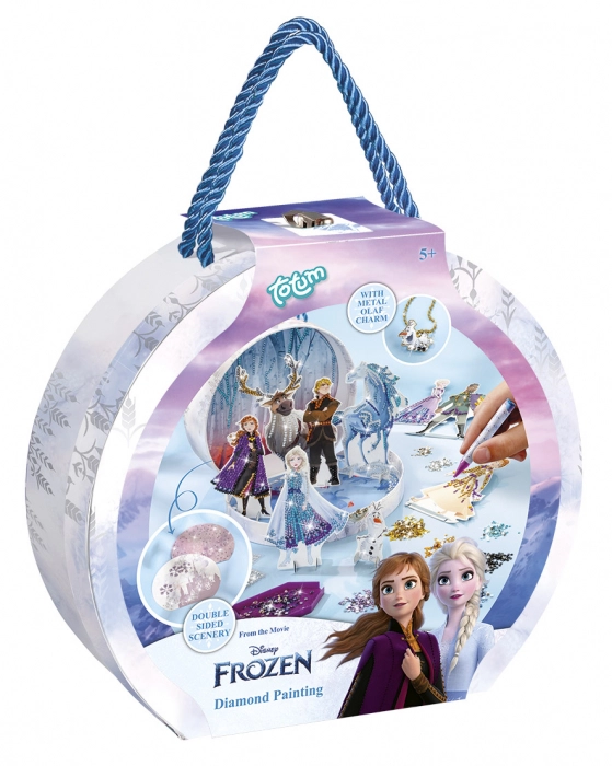 Jocuri de logică și de memorie - Studio creativ de pictura cu diamante Disney Frozen