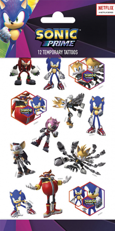 5-7 ani - Tatuaje Sonic Prime