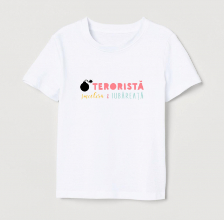 Reduceri - Tricou pentru copii, design Terorista