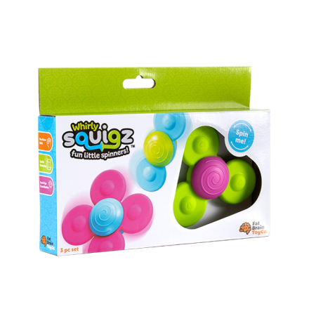 Noutati - Whirly Squigz ,   Set 3 moristi senzoriale cu ventuza