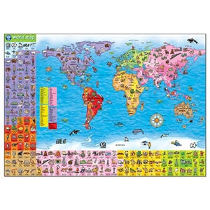 WORLD MAP PUZZLE & POSTER - Joc educativ [1]