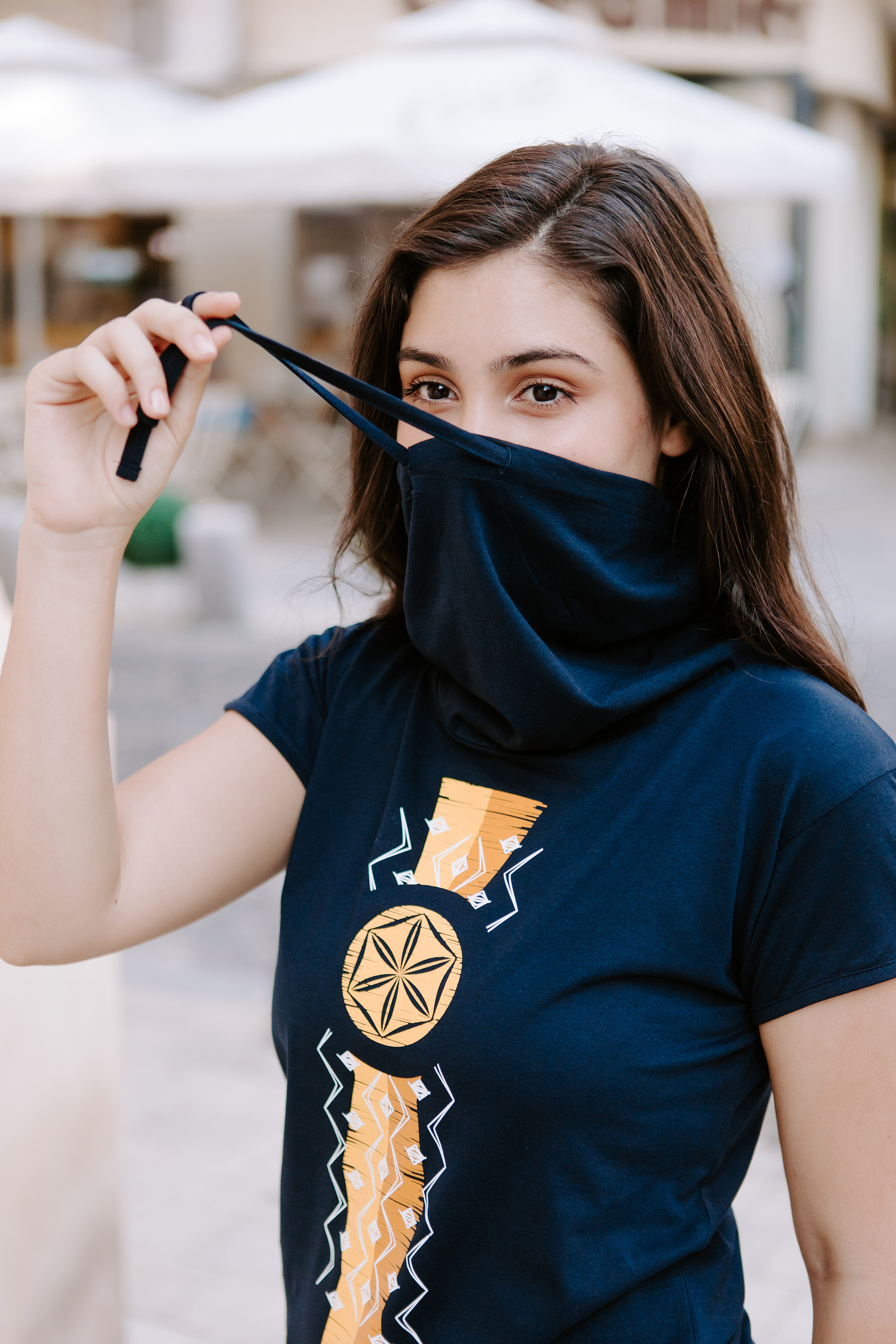 Tricou cu guler ColorEscu