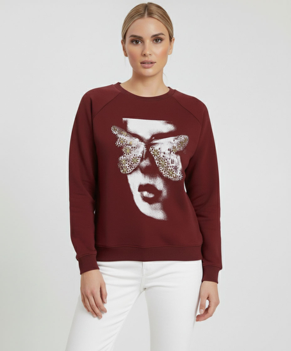 Bluză Metamorfoză, damă, culoare grena CIR153 [2]