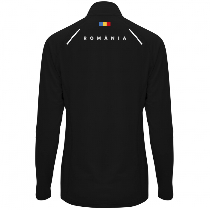 Bluză termică România, damă, culoare neagră, material tehnic sport [1]