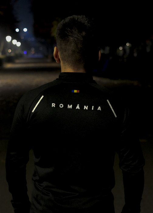 Bluză termică România, bărbat, culoare neagră, material tehnic sport [6]
