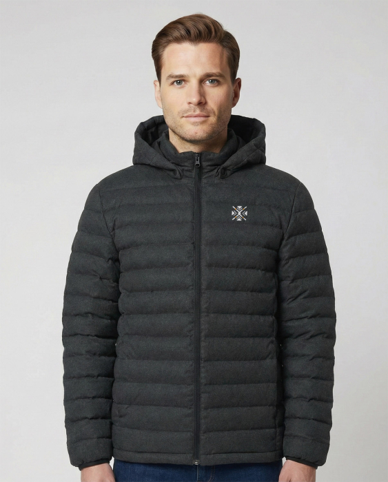 Geacă ColorEscu Simbol, broderie, culoare gri închis, CH30 [2]