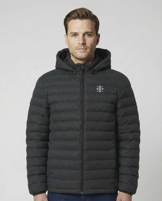 Geacă ColorEscu Simbol, broderie, culoare gri închis, CH30 [2]