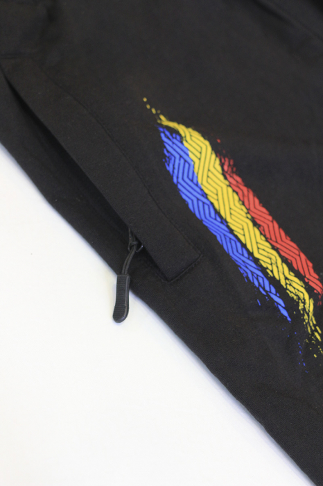 Pantalon de trening România Suflet Tricolor, damă, culoare neagră CA116 [3]