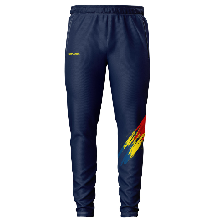 Pantaloni de trening, România tricolor, full print, culoare bleumarin, CA1121 [1]