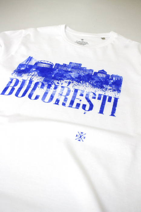Tricou București, bărbat, culoare albă, CRP93 [2]