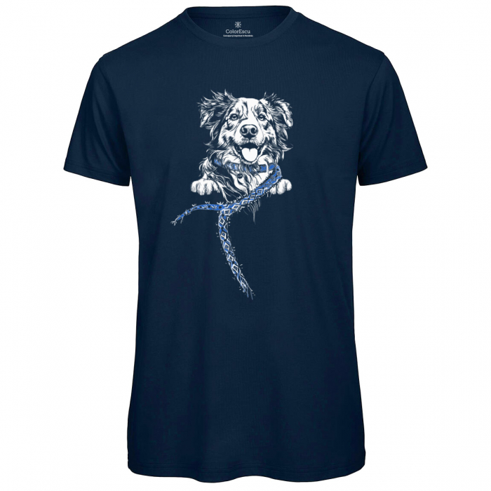Tricou Catel prieten devotat - barbat, culoare bleumarin, CRP55 image6