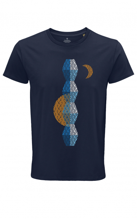 Tricou Coloană, bărbat, culoare bleumarin, CRP86 [4]