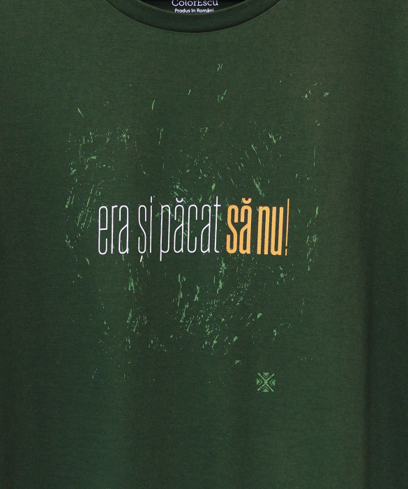 Tricou Era și păcat sa nu, damă, culoare verde, CIR127 [2]