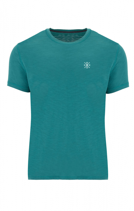 Tricou Esențial, bărbat, culoare verde azur, CC32 [3]