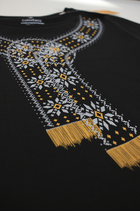 Tricou Fular Romanesc, damă, culoare neagră, CIR114 [2]