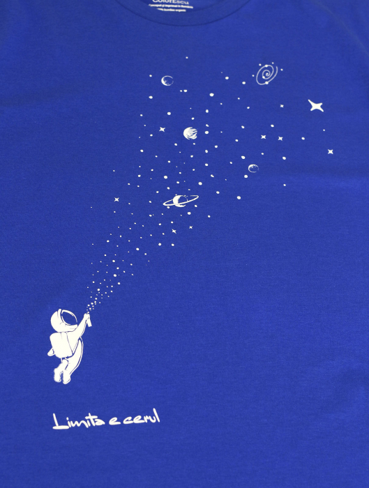 Tricou Limita e cerul, bărbat, culoare albastră, CT47 [2]