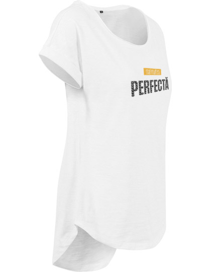 Tricou Mai mult ca perfectă, damă, culoare albă CT78 [2]