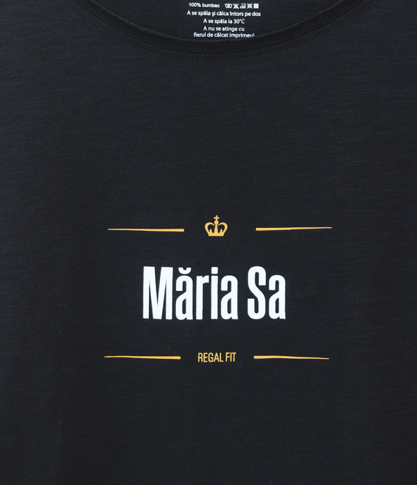 Tricou Măria Sa, damă, culoare neagră CT87 [3]