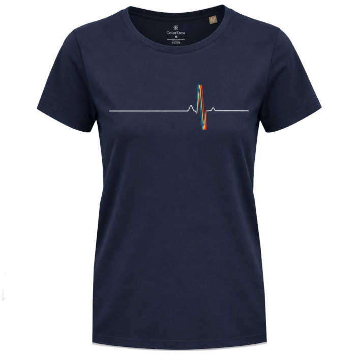 Tricou Puls Românesc, damă, culoare bleumarin, CIR101 [1]