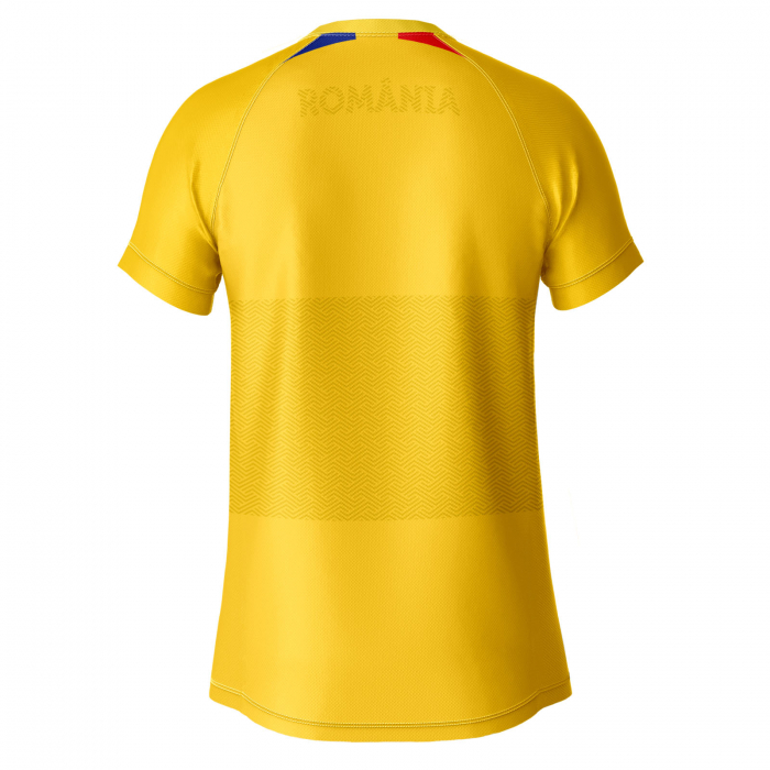 Tricou România CS17, material tehnic sport, damă, culoare galbenă [2]