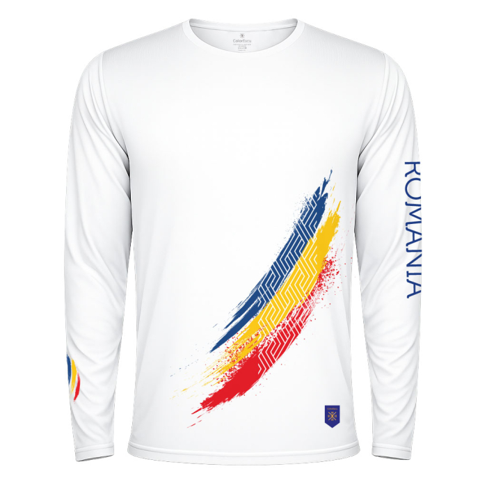 Tricou România cu mânecă lungă, material tehnic sport - CS63 [1]
