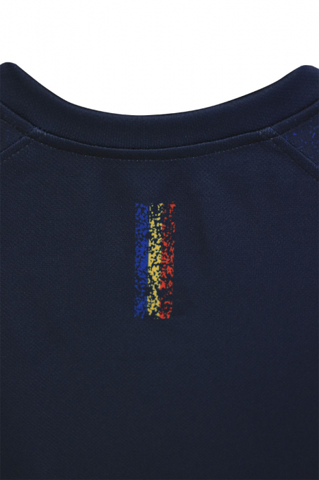 Tricou #România, material tehnic sport, culoare bleumarin, CS09 [5]