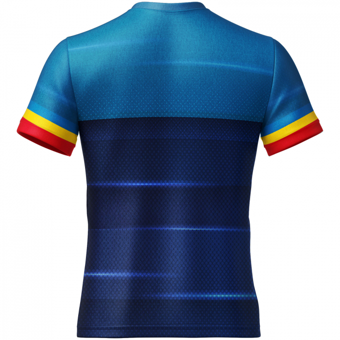 Tricou România Tricolor, material tehnic sport, bărbat, culoare albastră, CS47 [2]