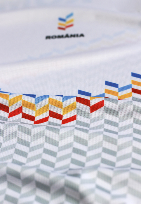 Tricou România, damă, material tehnic sport CS04 [3]