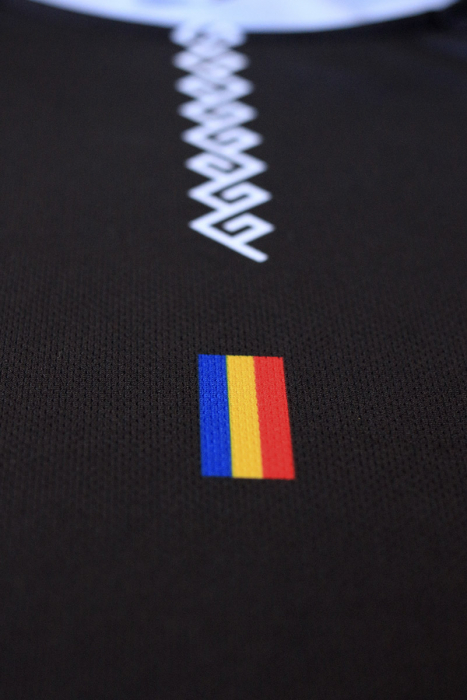 Tricou Simbol România, material tehnic sport, bărbat, culoare neagră, CS24 [6]