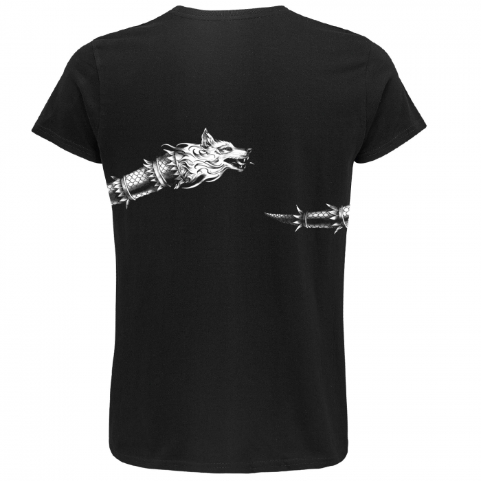 Tricou Lupul Dacic, simbol Romania, bărbat, culoare neagră, CDAC112 [2]
