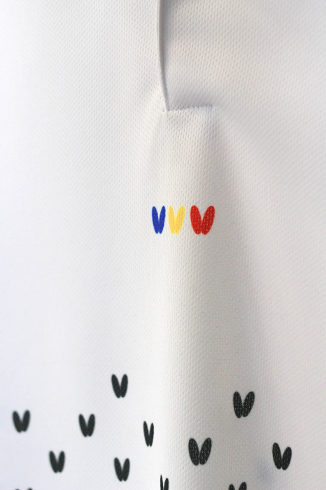 Tricou Simbol Tradiții, material tehnic sport, polo, bărbat, culoare albă, CS37 [4]