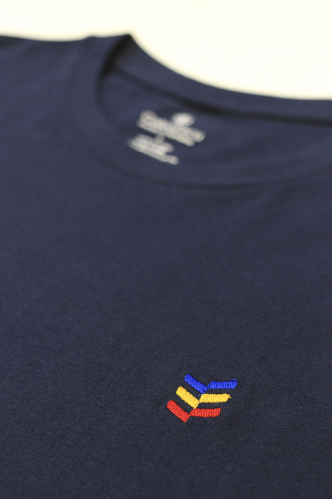 Tricou Simbol Tricolor, broderie, bărbat, culoare bleumarin, CRP104 [2]