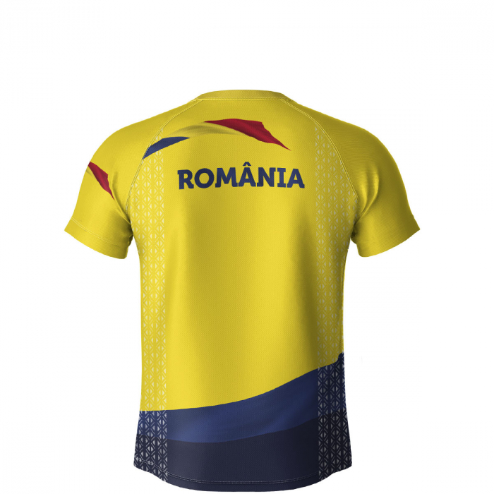 Tricou România Simbol Tricolor, material tehnic sport, copii, culoare galbenă, CS41 [2]