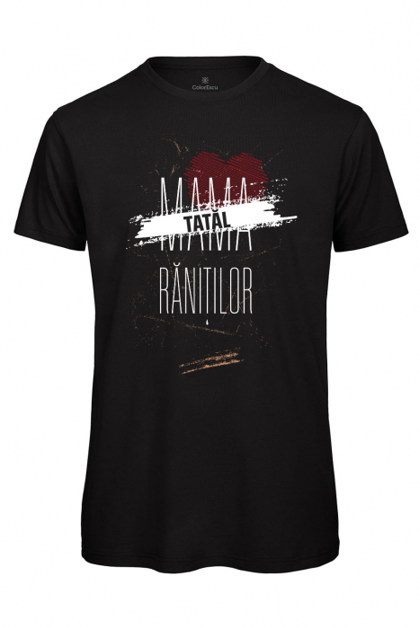 Tricou Tatal Răniților, culoare neagră, CT56 [3]