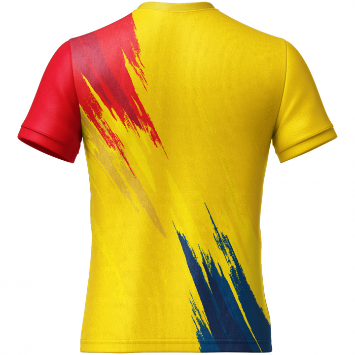 Tricou România Tricolor, material tehnic sport, bărbat, culoare galbenă, CS45 [2]