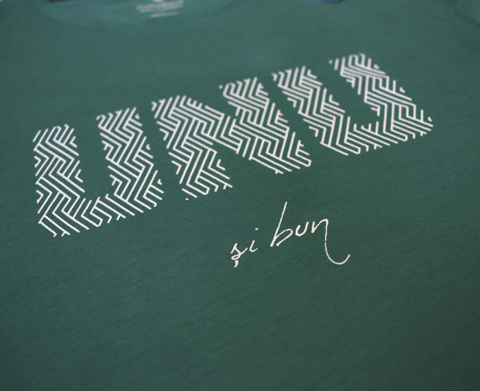 Tricou Unu și Bun, bărbat, culoare verde azur, CT54 [3]