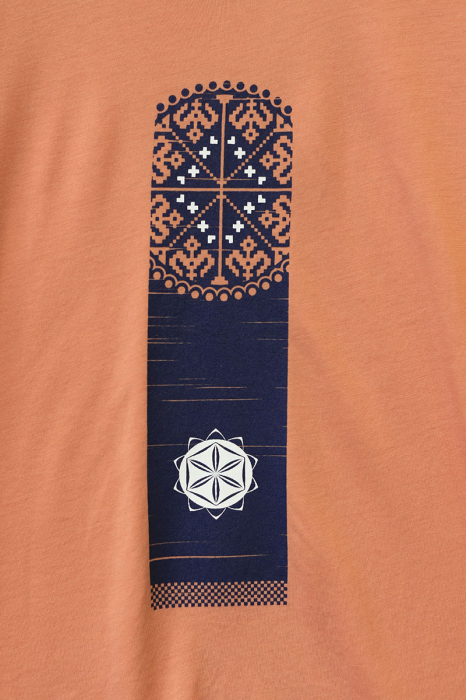Tricou Vremuri Noi, damă, culoare somon, CIR123 [2]
