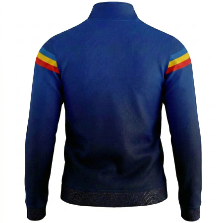 Bluză de trening, România, material tehnic sport, bleumarin, tricolor CS64 [1]