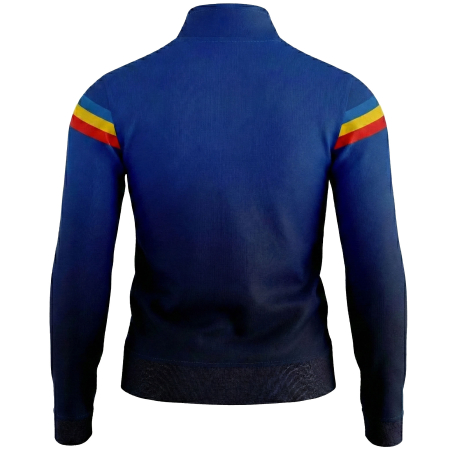 Bluză de trening, România, material tehnic sport, bleumarin, tricolor CS64 [1]