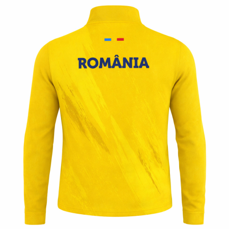 Bluză de trening, România, material tehnic sport, culoare galbenă, tricolor,  CS66 [1]