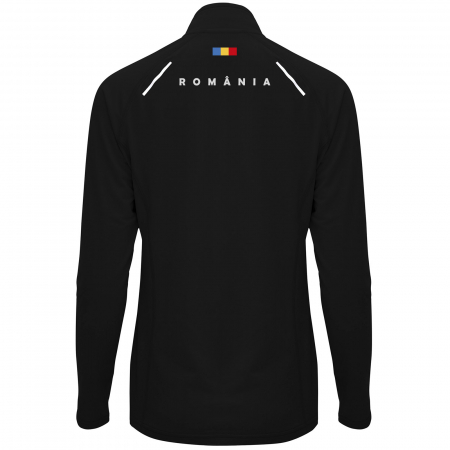 Bluză termică România, damă, culoare neagră, material tehnic sport [0]