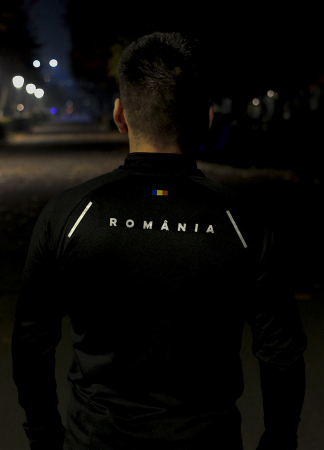 Bluză termică România, bărbat, culoare neagră, material tehnic sport [5]