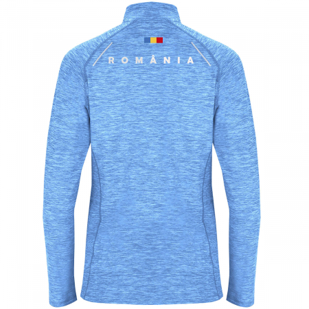 Bluze si hanorace - Bluză termică România, dama, culoare albastră, material tehnic sport, CS50