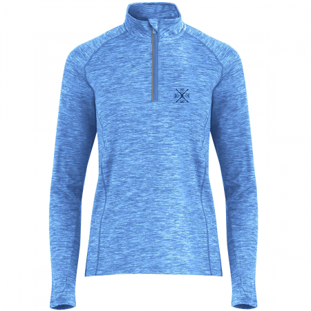 Bluză termică România, dama, culoare albastră, material tehnic sport, CS50 [1]