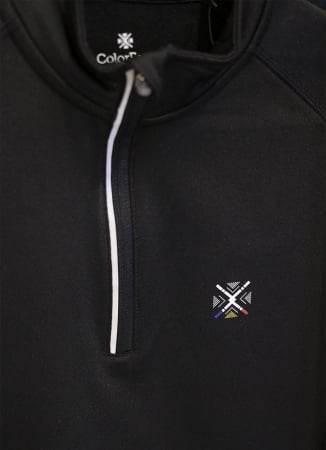Bluză termică România, damă, culoare neagră, material tehnic sport CS12 [4]