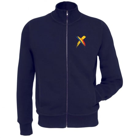 Bluze si hanorace bărbați - Bluză X România , bărbat, culoare bleumarin, CH28