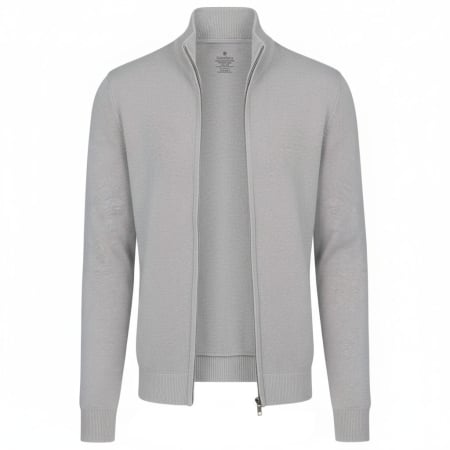 Masti - Cardigan cu fermoar, bărbat, culoare gri, CH26