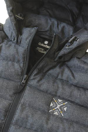 Geacă ColorEscu Simbol, broderie, culoare gri închis, CH30 [3]