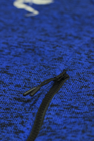 Jachetă Lup Dacic, broderie, culoare albastră CDAC67 [1]